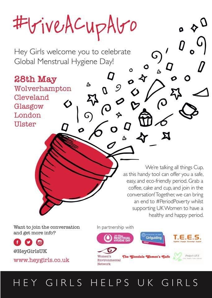 Hey Girls - Menstrual Helath Day poster