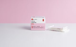 box of Hey girls panty liners