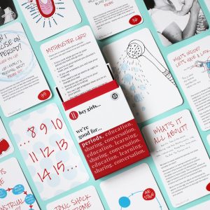 Period Education cards out of the box