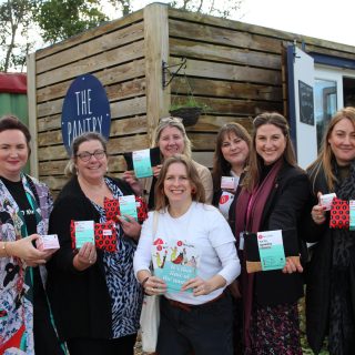 Hey Girls at the Nourishing Norfolk pantry - group photo