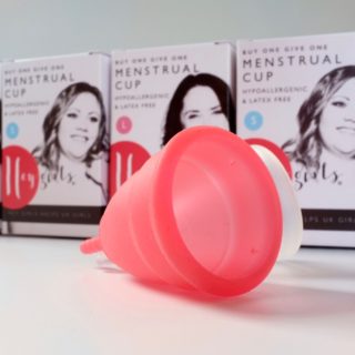 Hey Girls - Row of Menstrual Cups
