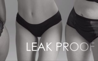 Hey Girls - period pants video cover- three dancers captione dLeak proof